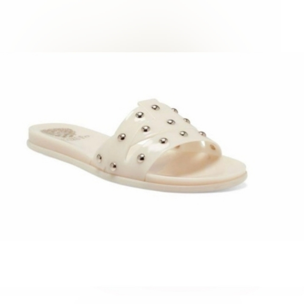 Vince Camuto Womens Emelon Jelly Sandal Slide Creamy White NIB Size 9 & 7 - Picture 2 of 6